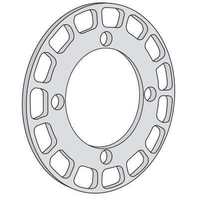 Oval Hole Ring, Rotating