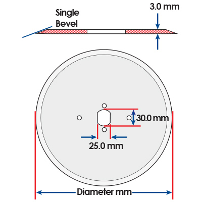 275 mm to 350 mm – 4 Holes