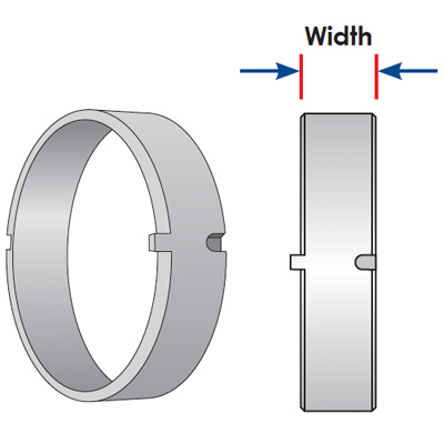 130 mm Distance Rings with Tab